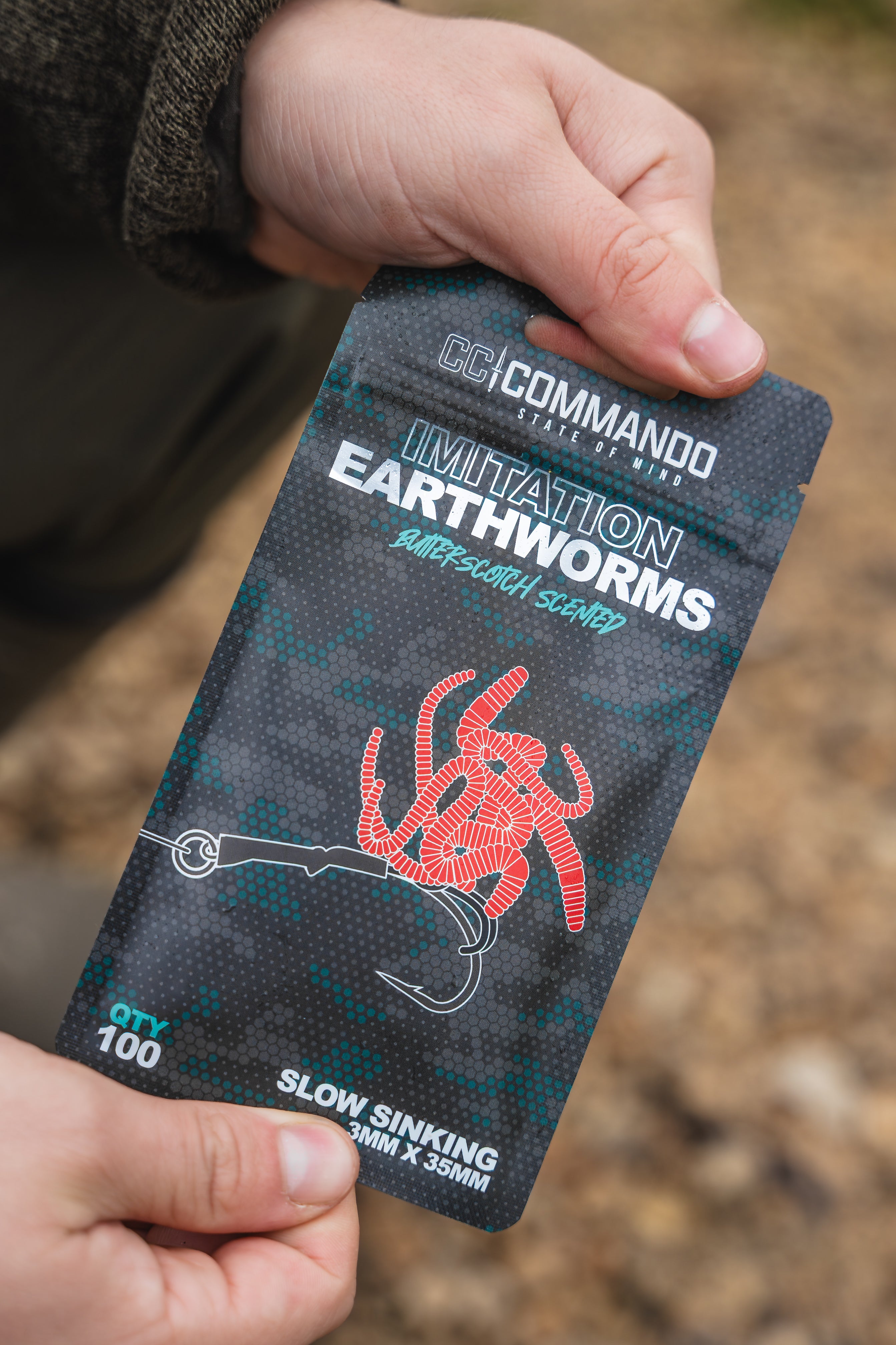 Imitation Earthworms - Butterscotch Scented – Commando Tackle