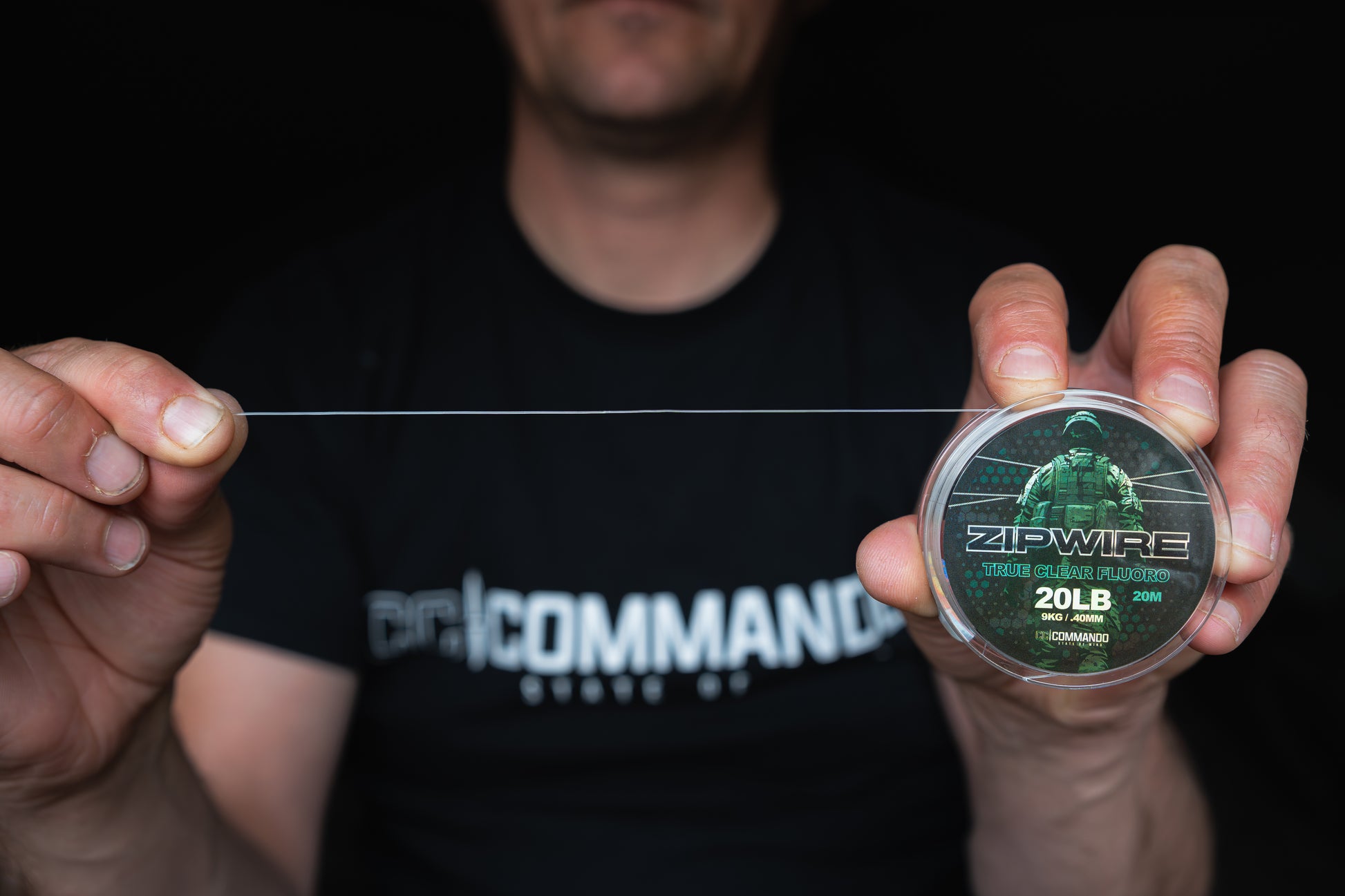 Zip Wire Fluorocarbon Hook Link 20lb