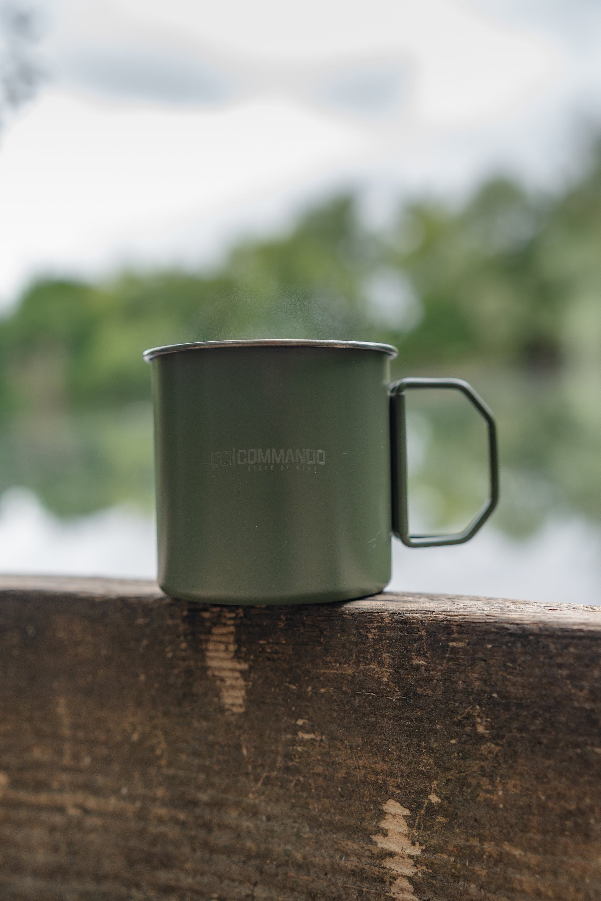 350ml Tin Mug – Military Green