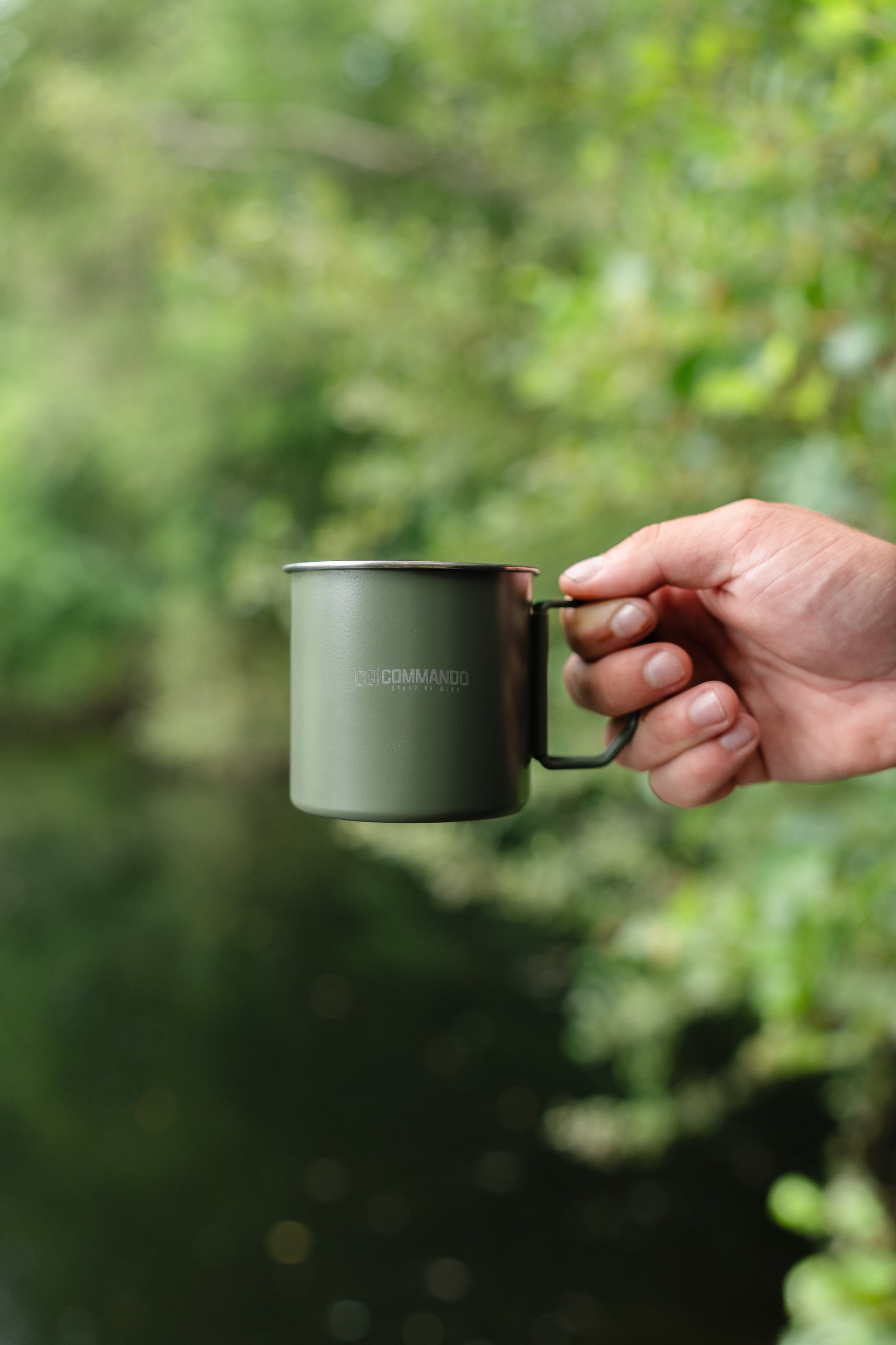 350ml Tin Mug – Military Green