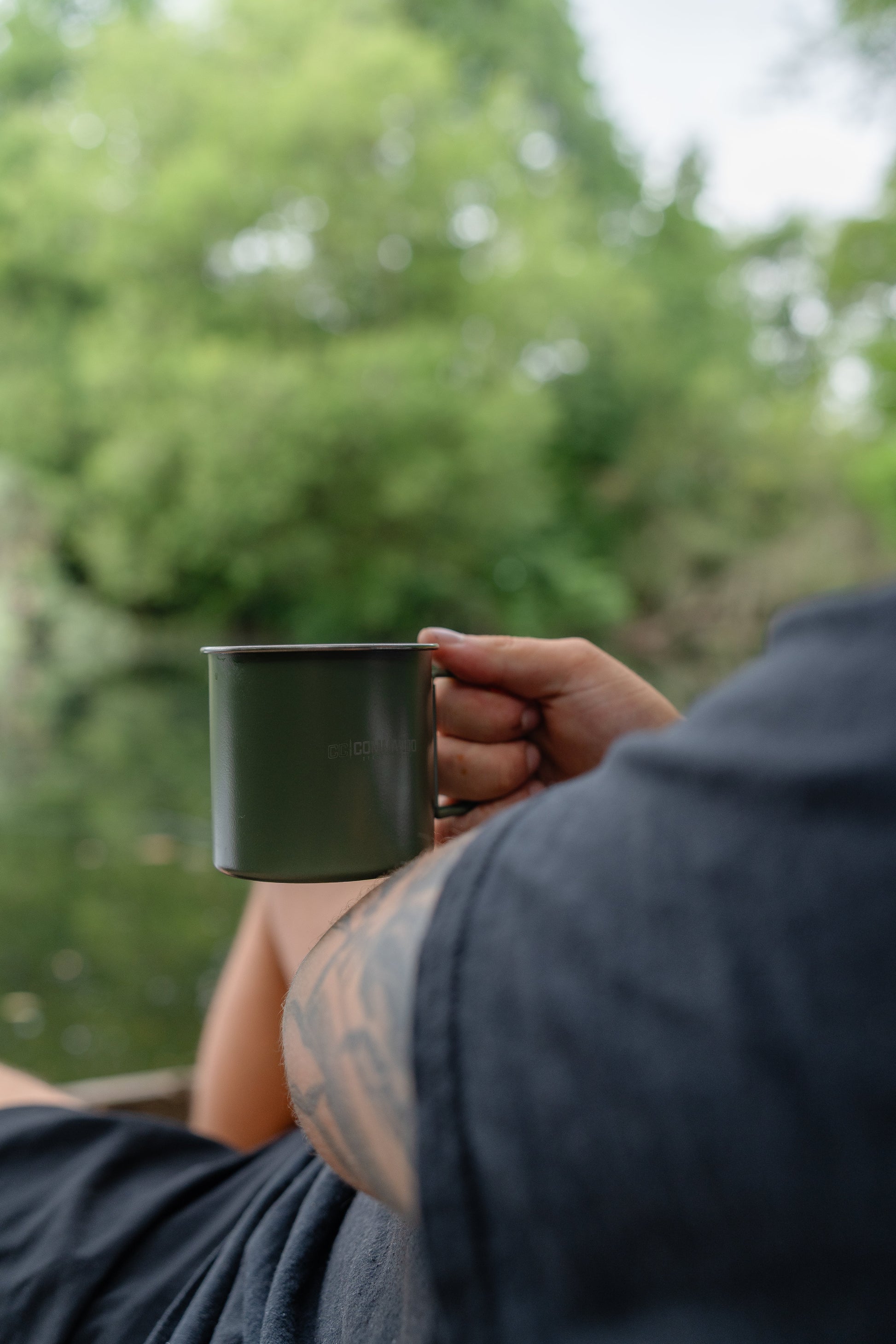 350ml Tin Mug – Military Green