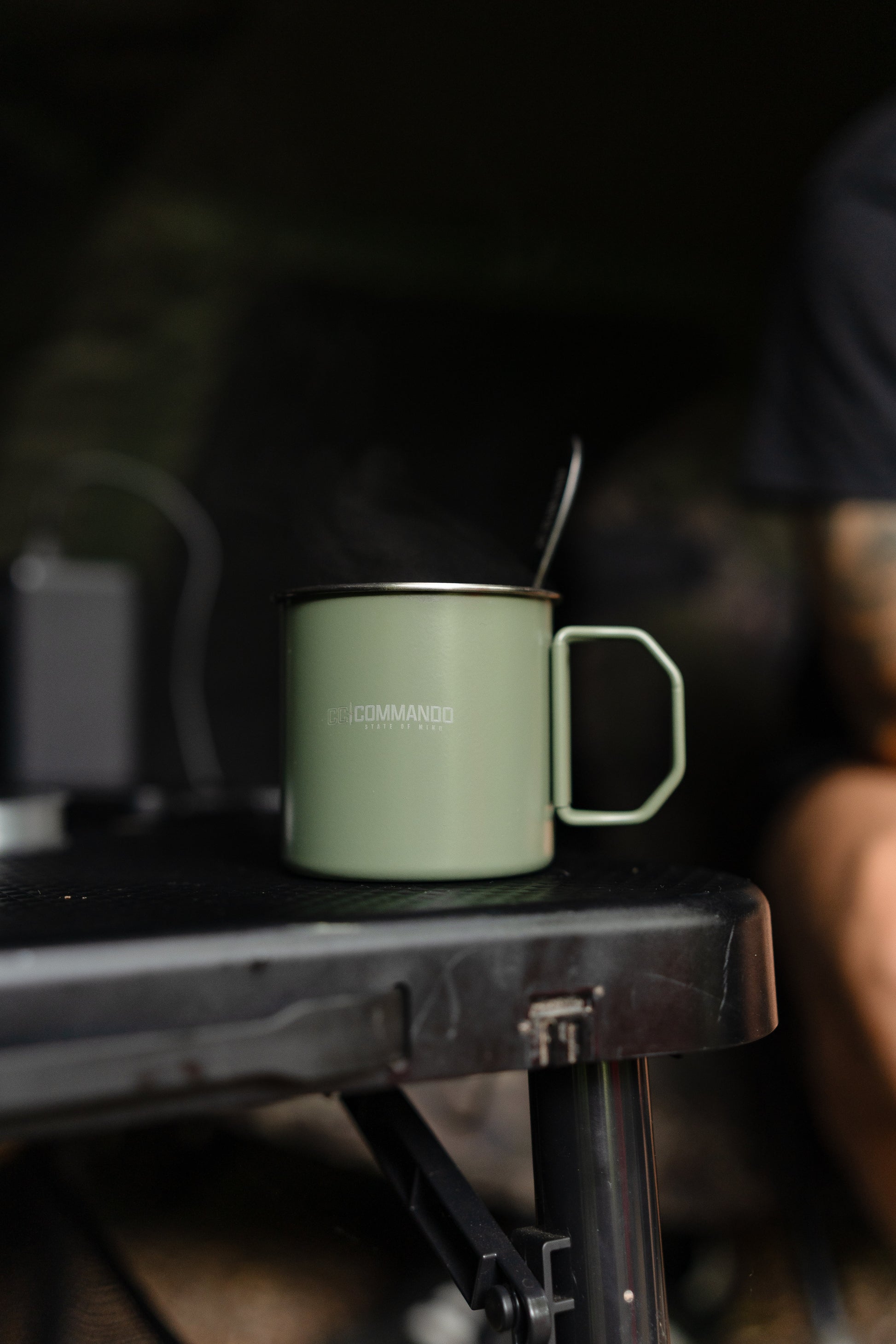 350ml Tin Mug – Military Green
