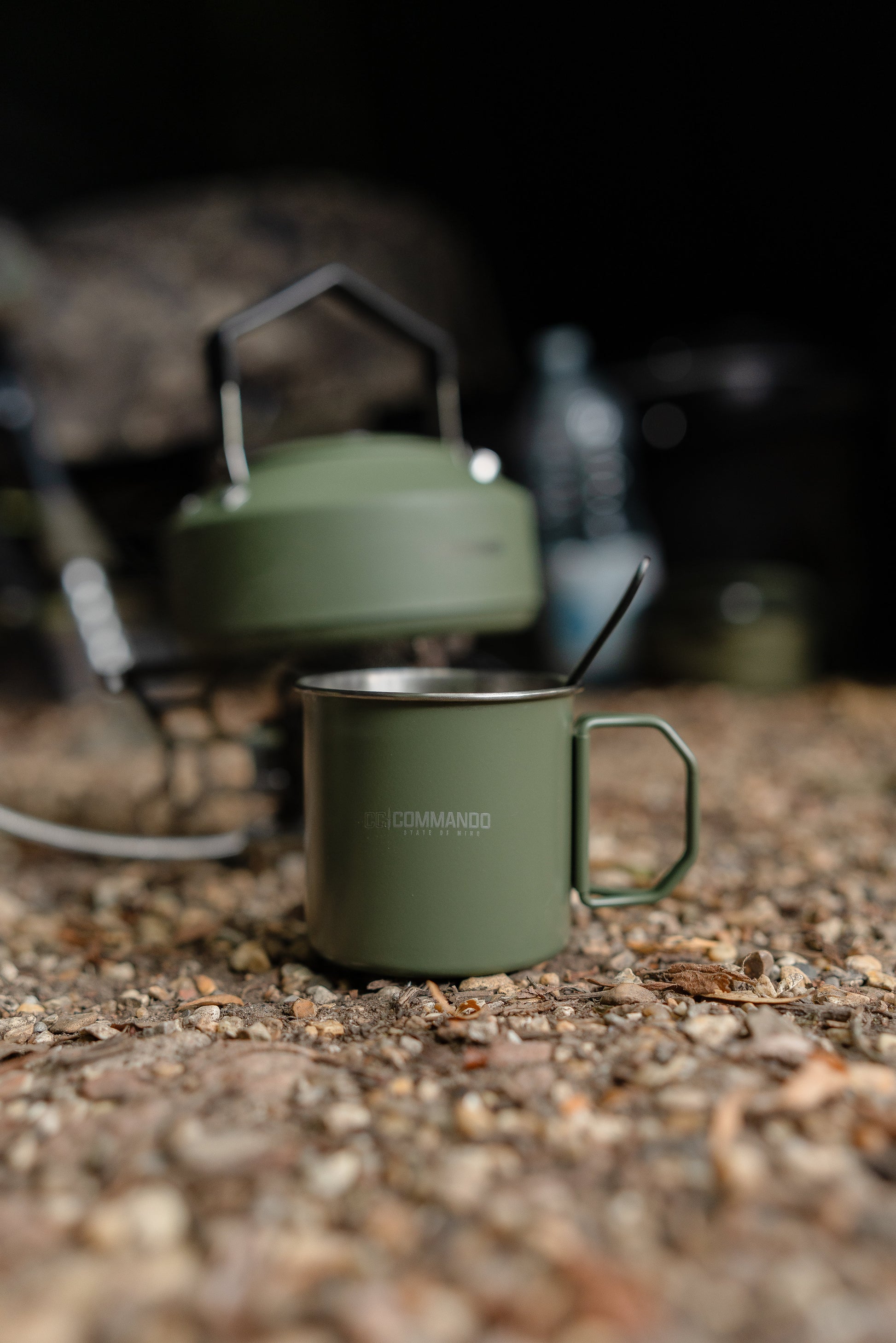 350ml Tin Mug – Military Green