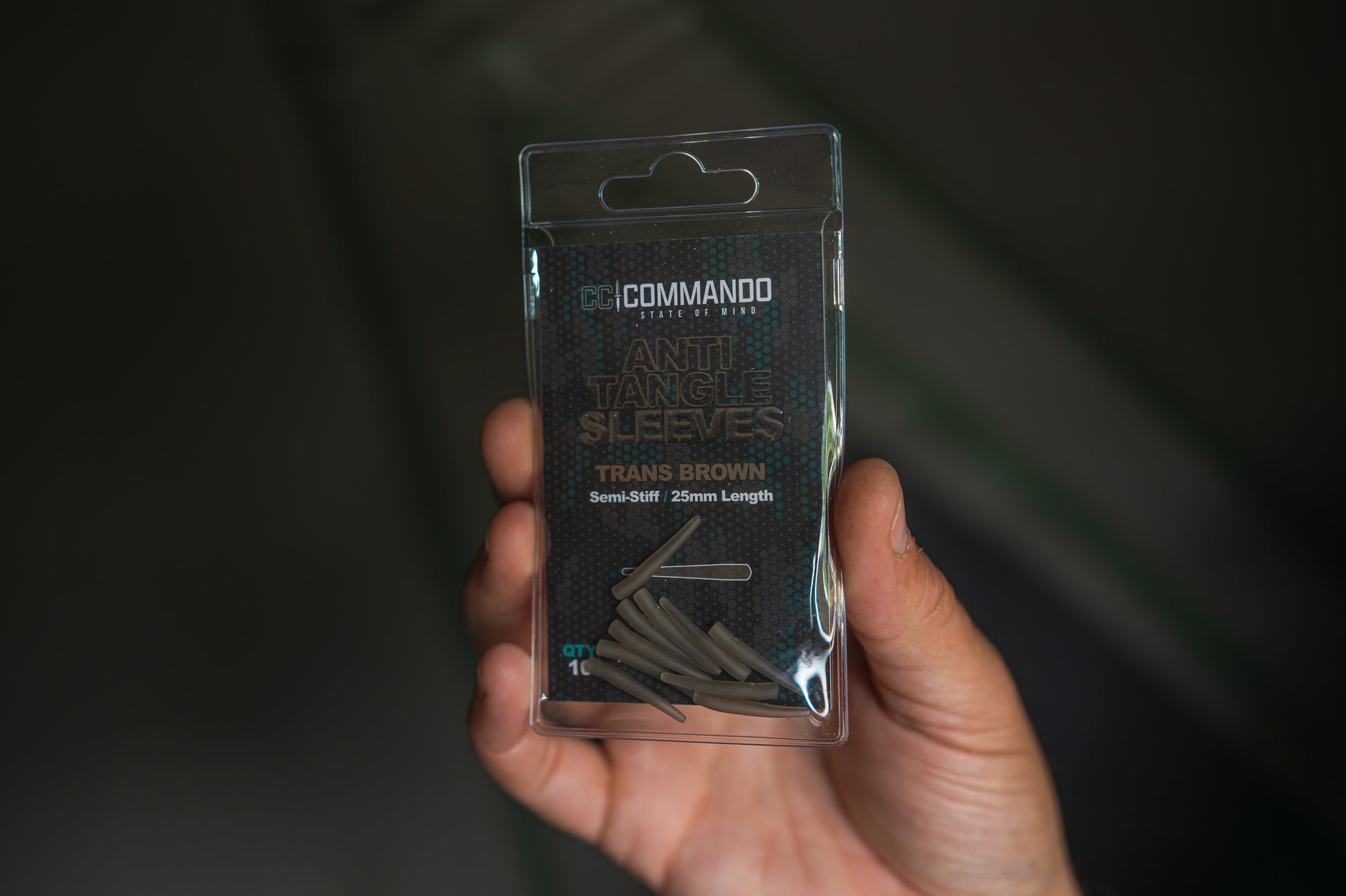 Anti-Tangle Sleeves Brown – Short (25mm, Semi-Stiff)