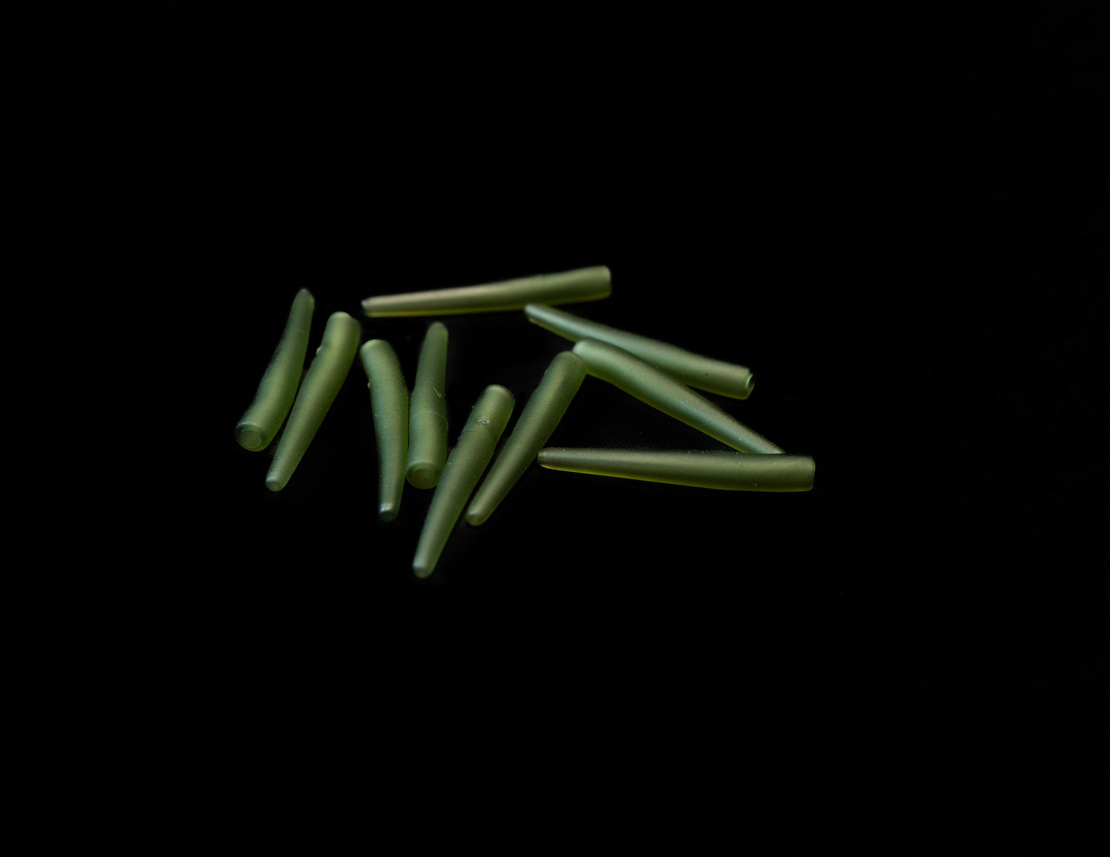 Anti-Tangle Sleeves Green – Short (25mm, Semi-Stiff)