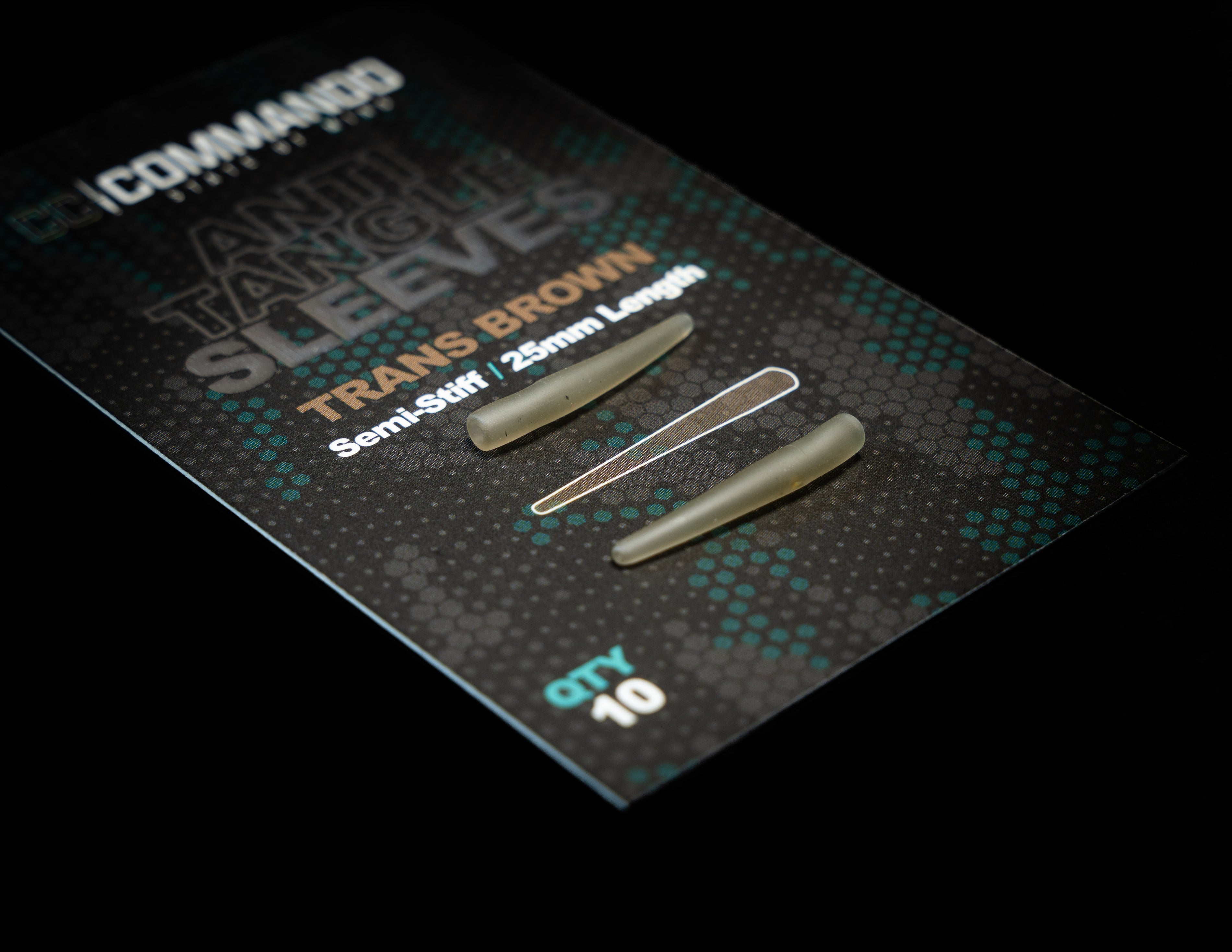 Anti-Tangle Sleeves Brown – Short (25mm, Semi-Stiff)