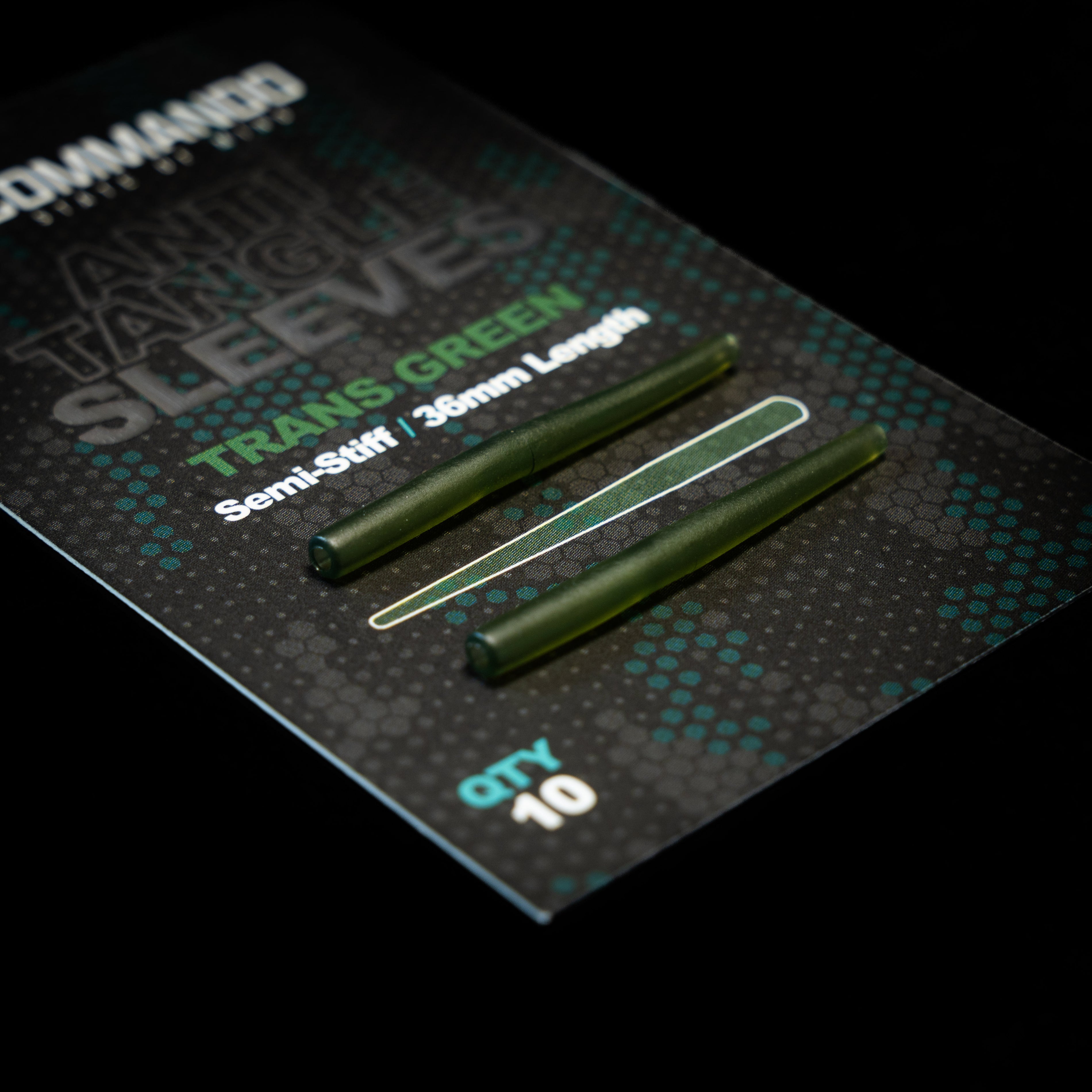 Anti-Tangle Sleeves Green – Long (36mm, Semi-Stiff)