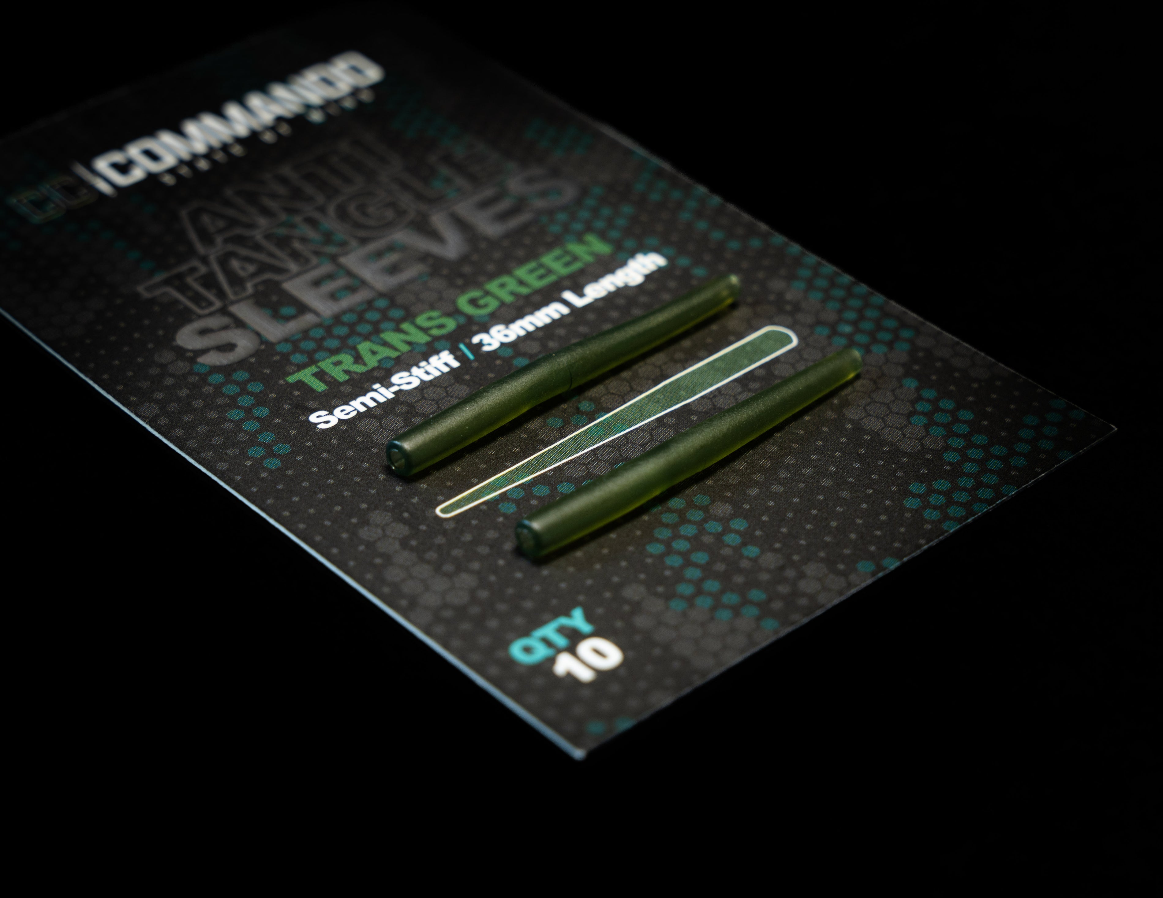 Anti-Tangle Sleeves Green – Long (36mm, Semi-Stiff)