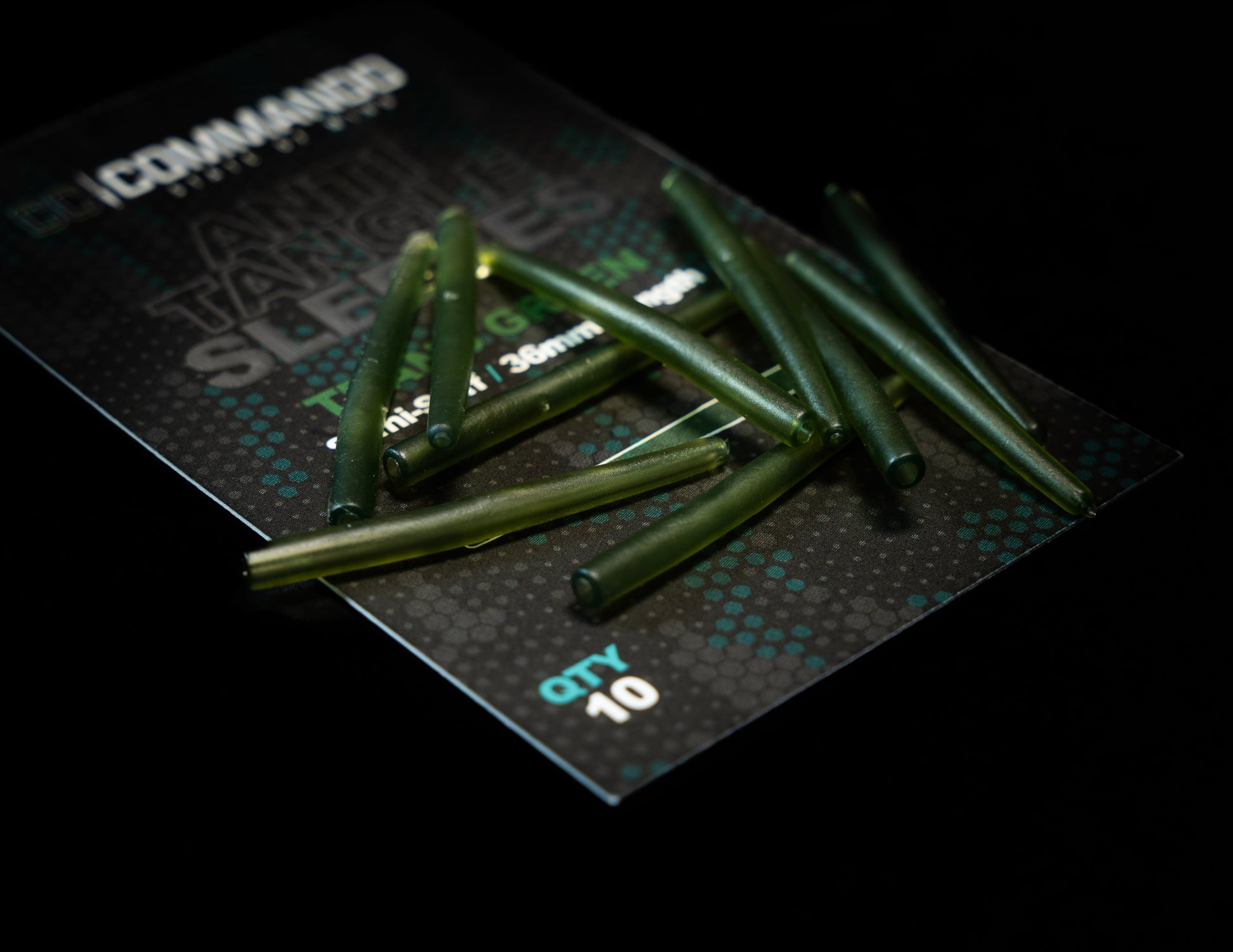 Anti-Tangle Sleeves Green – Long (36mm, Semi-Stiff)