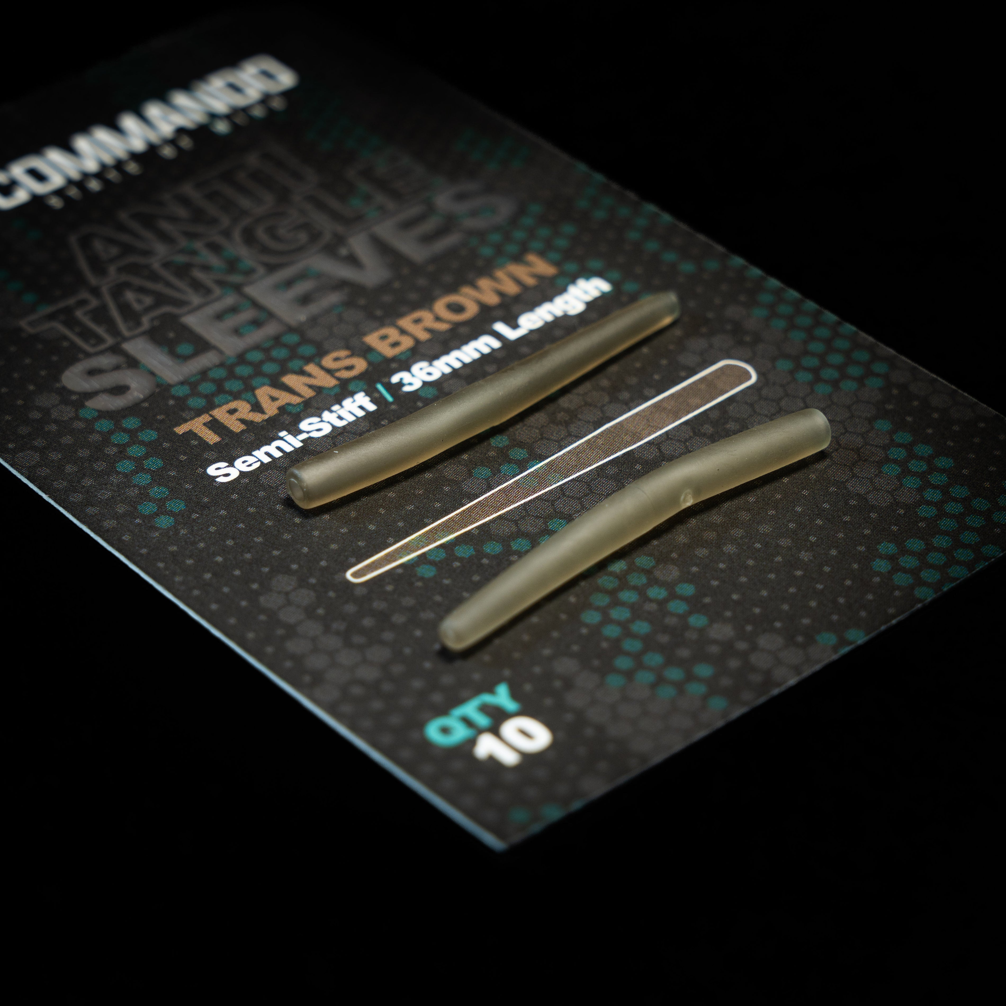 Anti-Tangle Sleeves Brown – Long (36mm, Semi-Stiff)