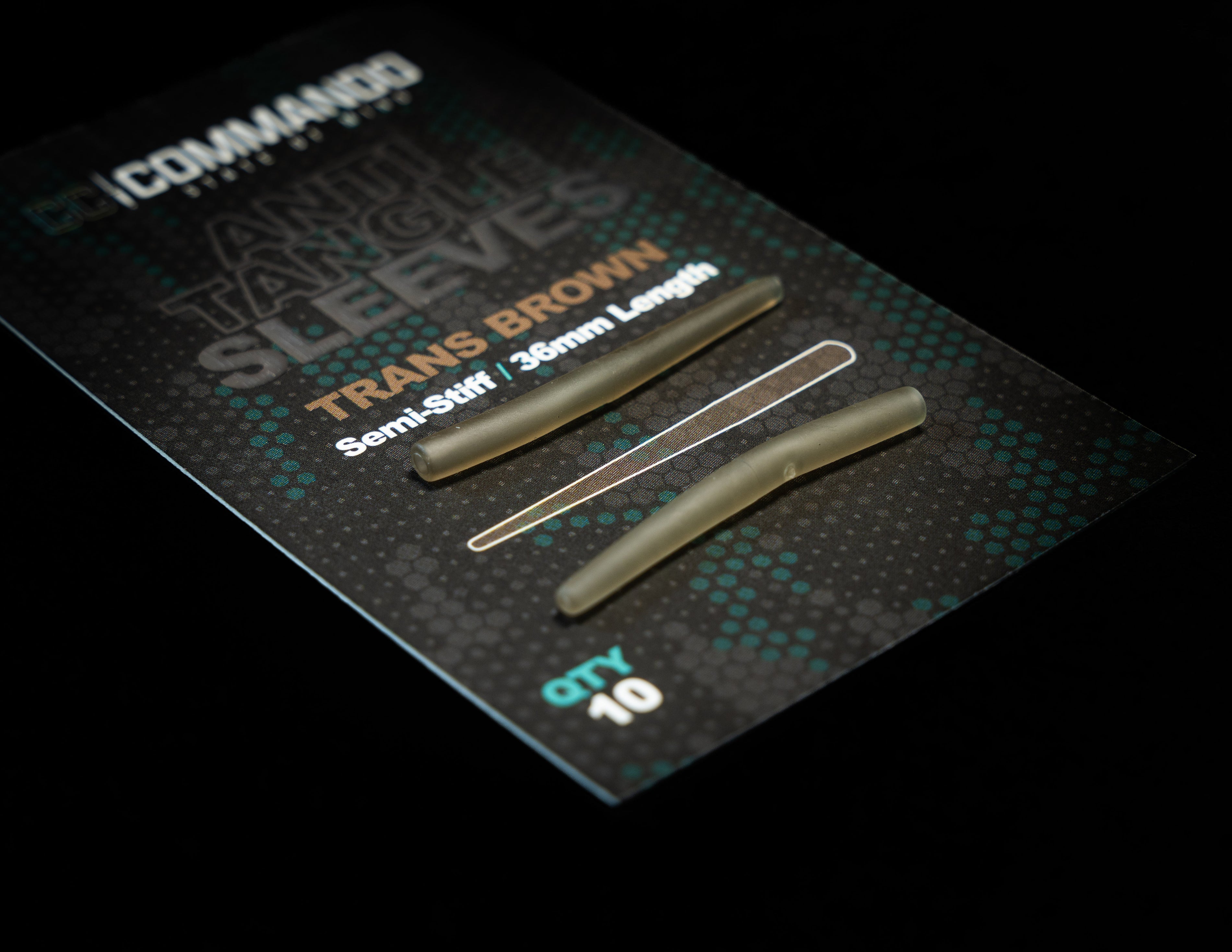 Anti-Tangle Sleeves Brown – Long (36mm, Semi-Stiff)