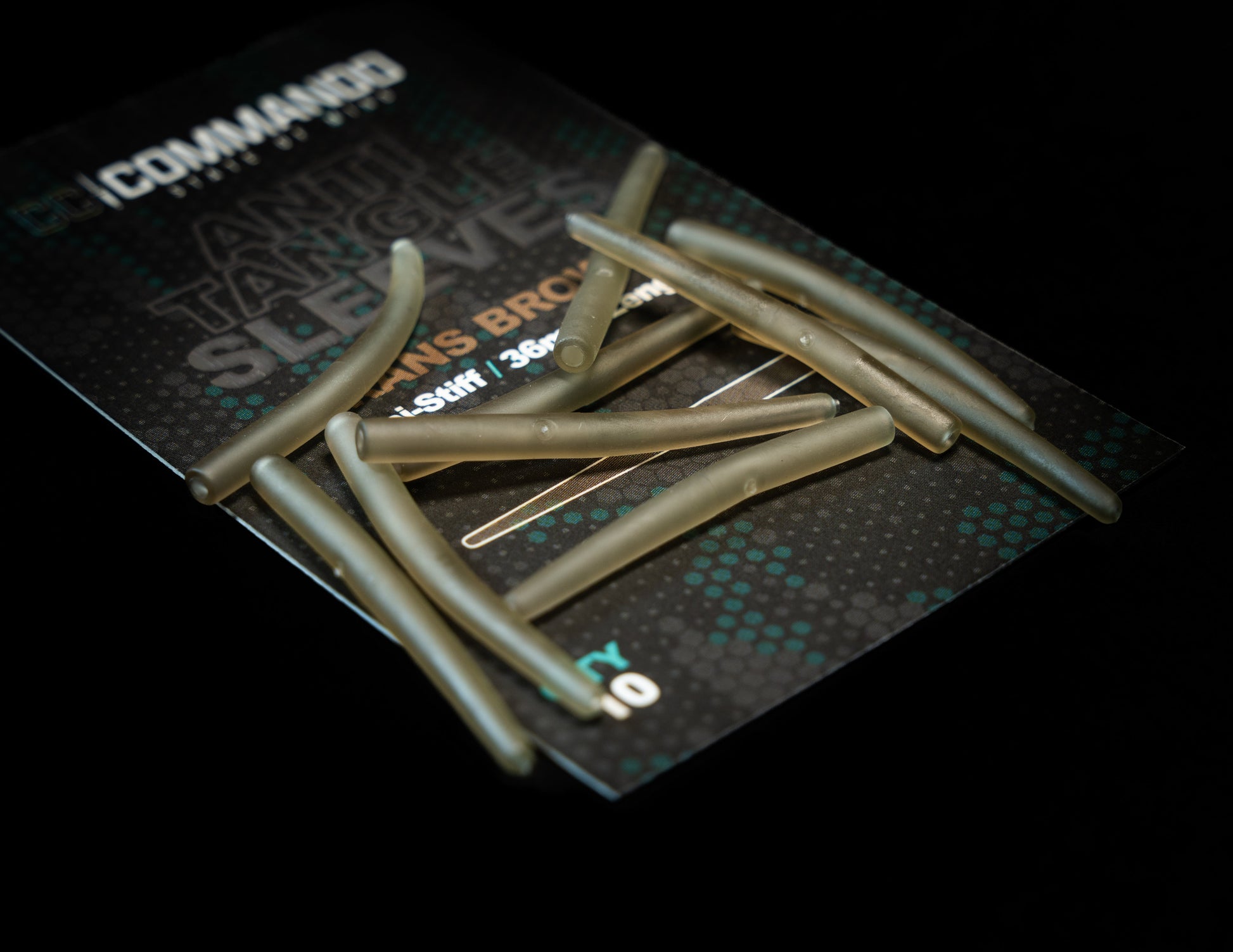 Anti-Tangle Sleeves Brown – Long (36mm, Semi-Stiff)