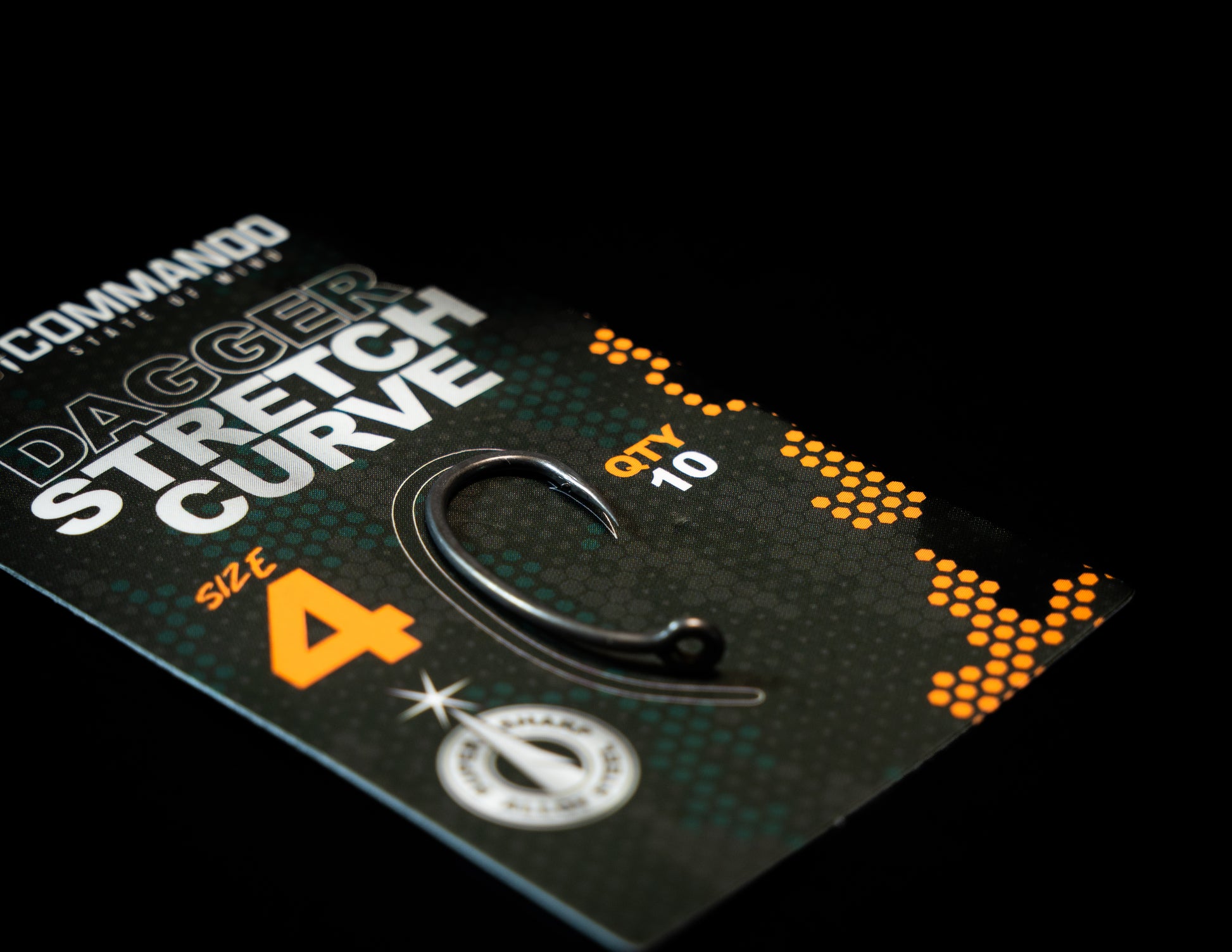 Dagger Stretched Curve Shank Hook