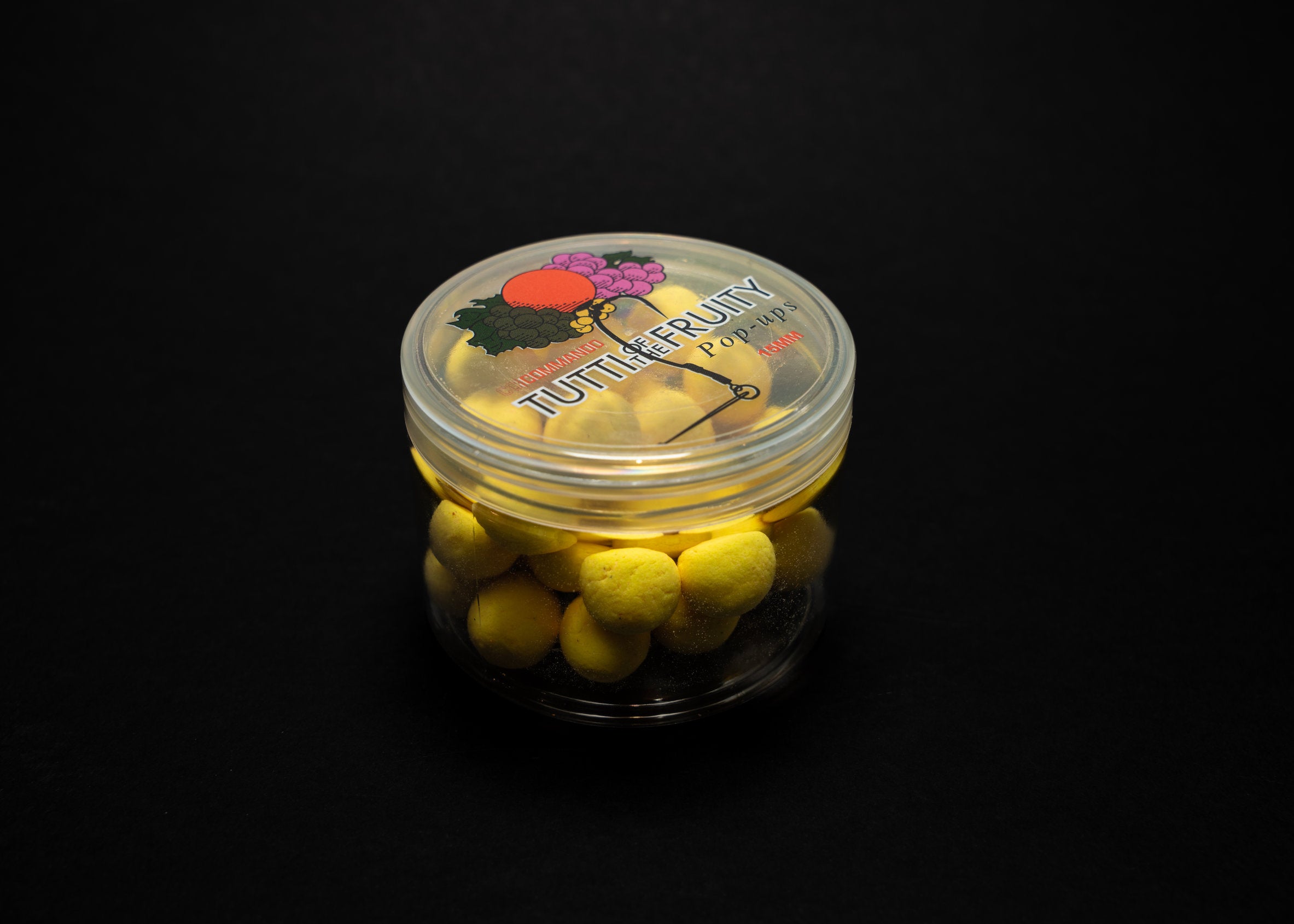 Commando Tackle Tutti of the fruity – 15mm Pop-Up Hookbaits Yellow