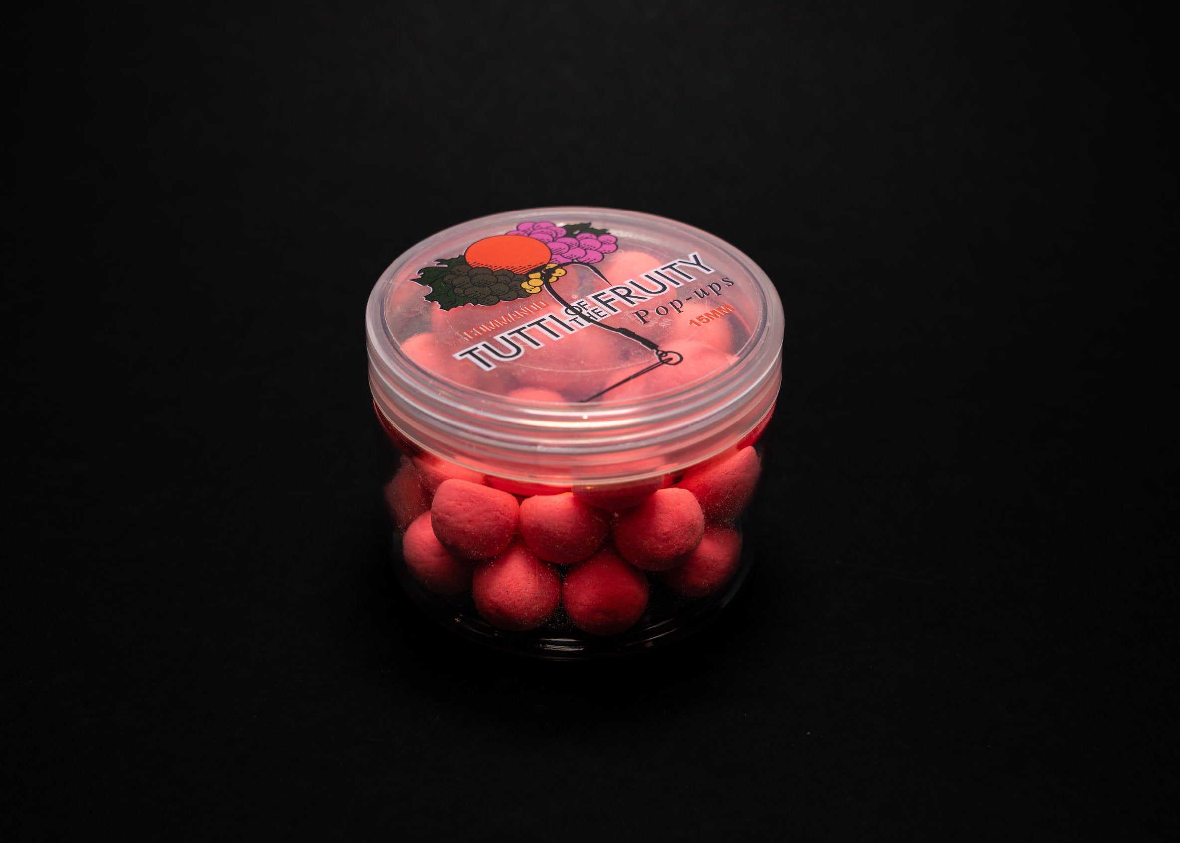 Commando Tackle Tutti of the fruity – 15mm Pop-Up Hookbaits Pink