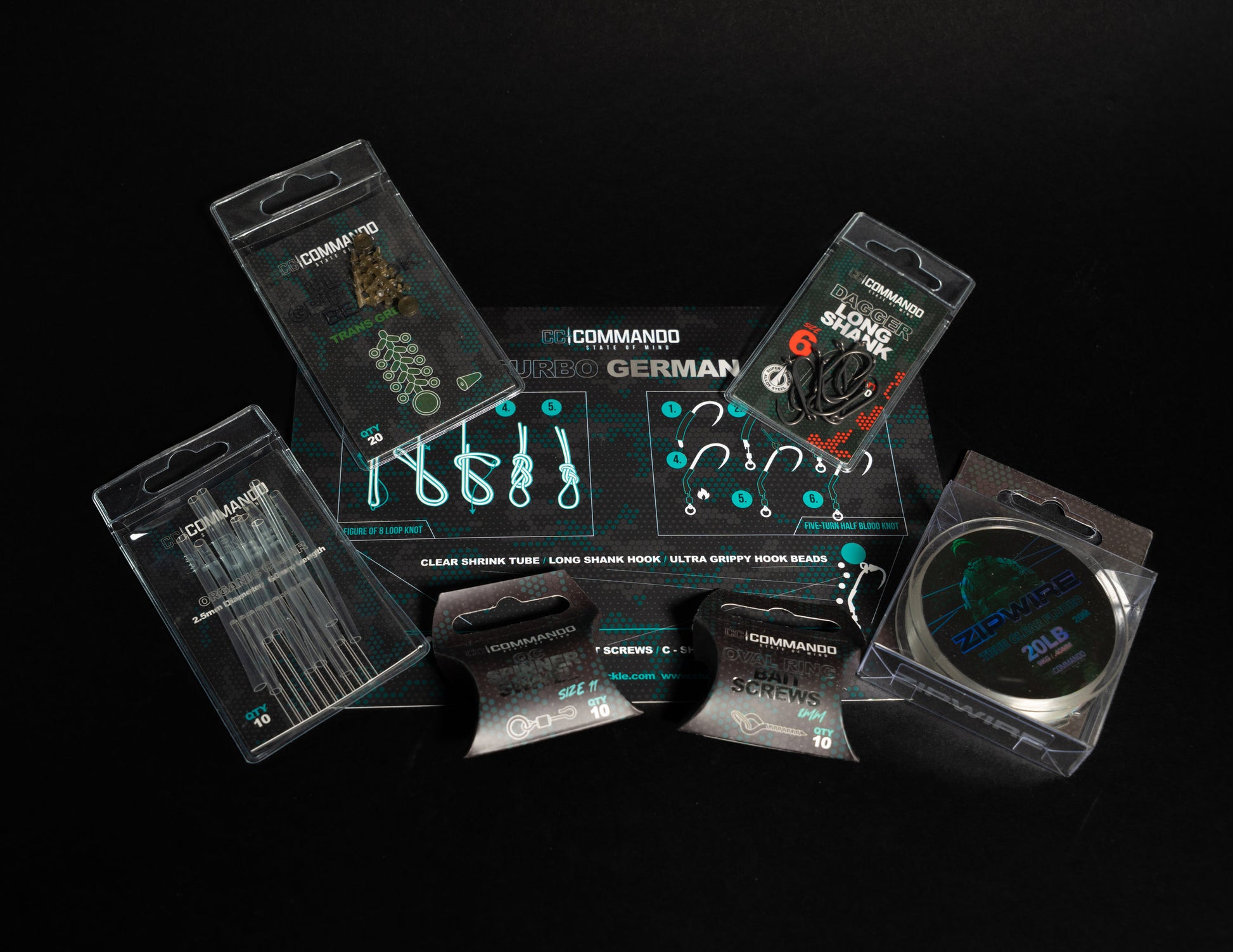 Commando Tackle Turbo German Rig Bundle