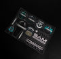 Commando Tackle Vinyl Sticker Sheets – A5 (2 Per Pack)
