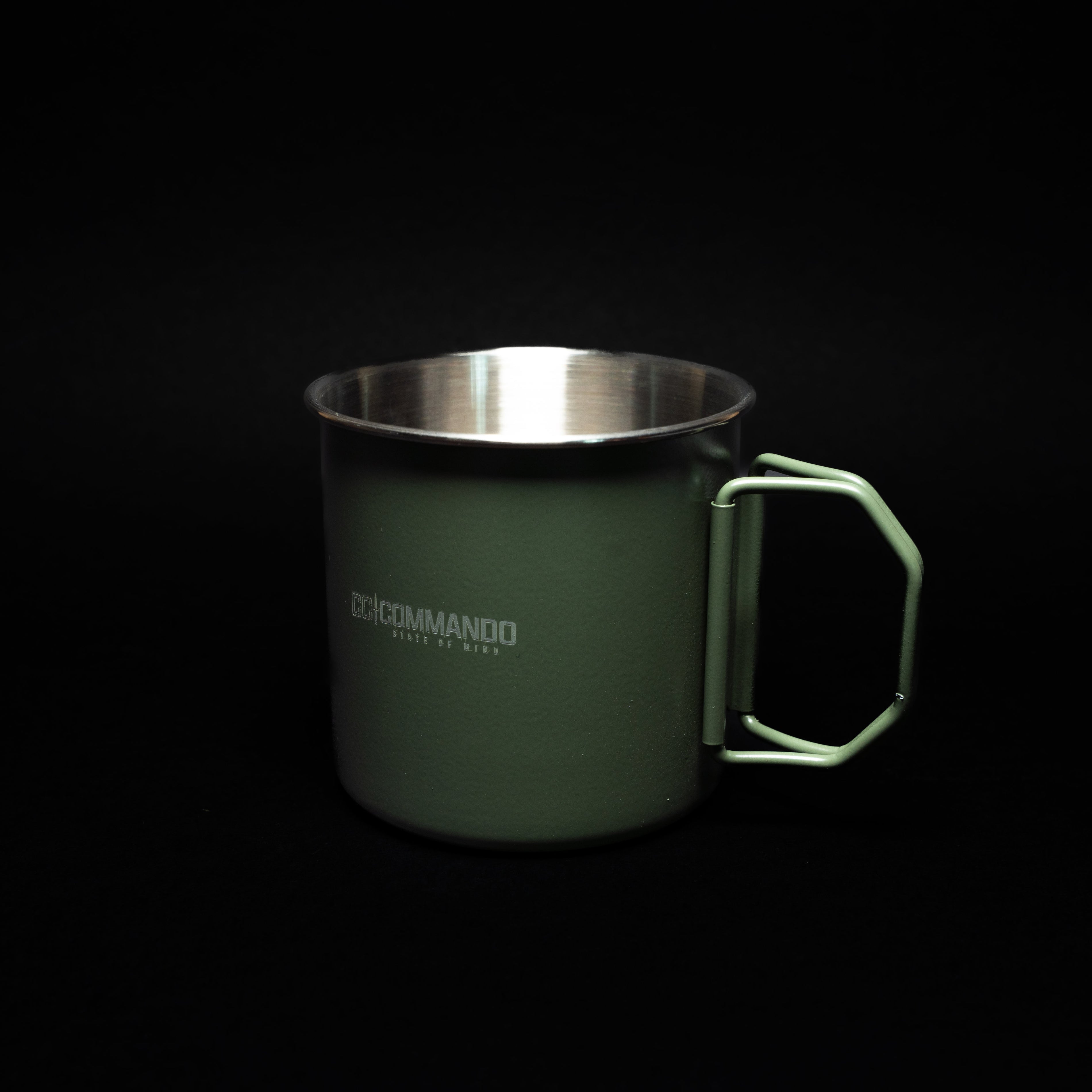350ml Tin Mug – Military Green