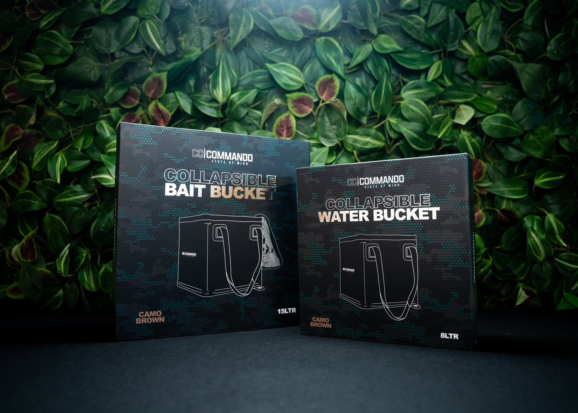 Commando Tackle 15L Collapsible Bait Bucket